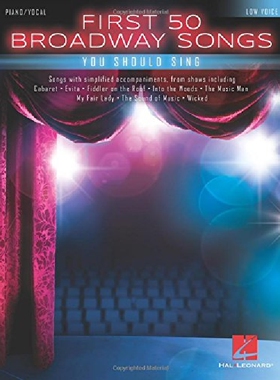 【预订】First 50 Broadway Songs You Should S...