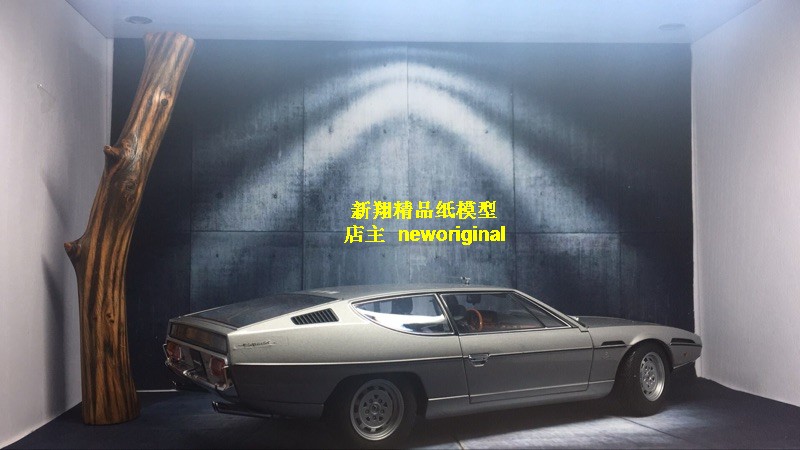 1比18 1:18 超酷停车库场景地下停车场车模场景停车场模型