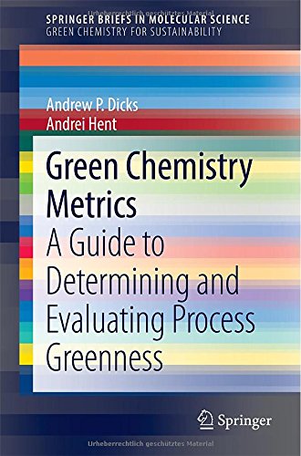【预订】Green Chemistry Metrics