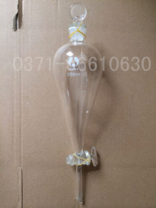 。梨形玻璃漏斗60ml 梨形分液漏斗 油液分离器 梨形锥形漏斗