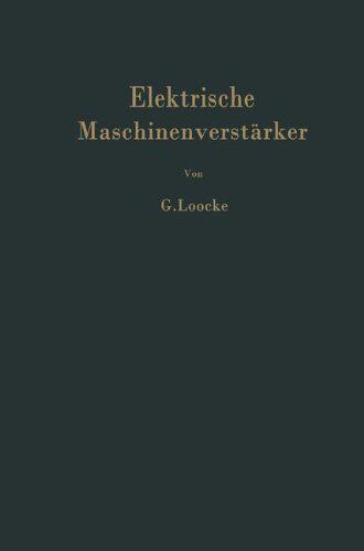 【预订】Elektrische Maschinenverstarker