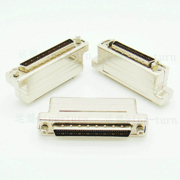 运腾 HPDB68MS-HPDB50ML 转接头 scsi 设备 68公/50公 转换器