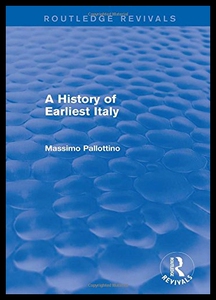 【预售】A History of Earliest Italy (Routledge Revivals)