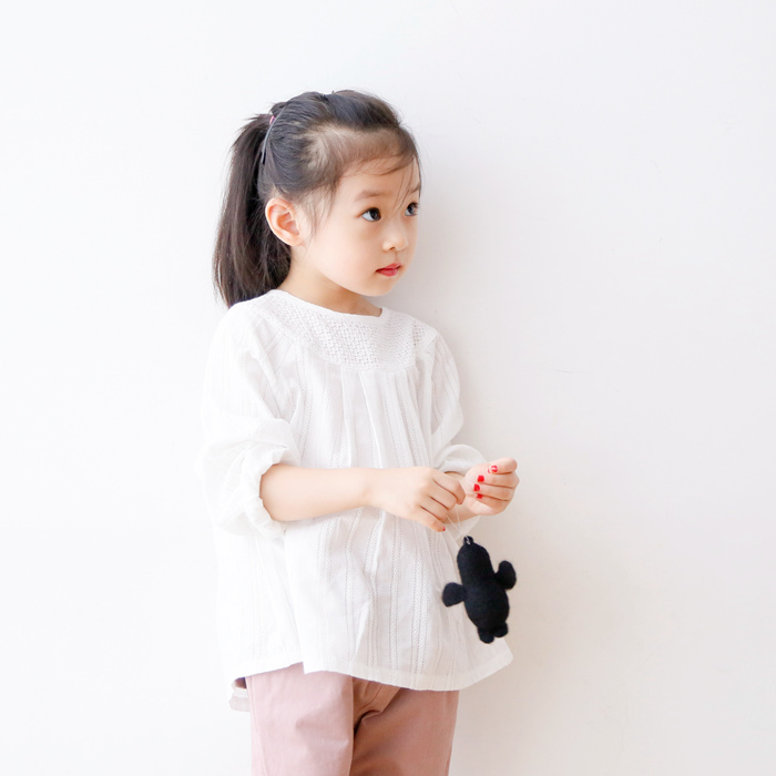 Chemise fille à manche longue - Ref 2084623 Image 1
