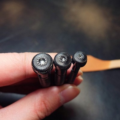 皮雕印花工具DIY手工压花用具精雕新品钢制经典花芯印刻J565 J564