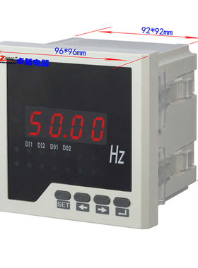 96*96MM数显数字变频器用频率表0-50HZ /DC0-10V或4-20mA