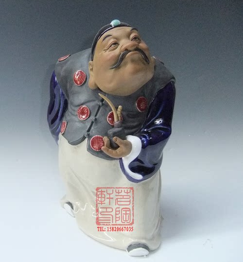 陶瓷工艺品 石湾公仔 好日子 休闲题材