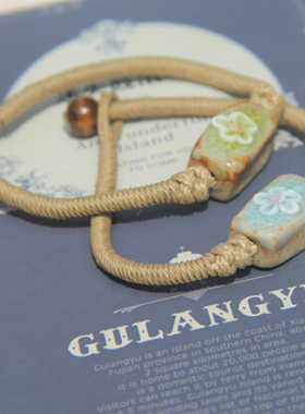 冰裂花朵配饰复古波西米亚风手链