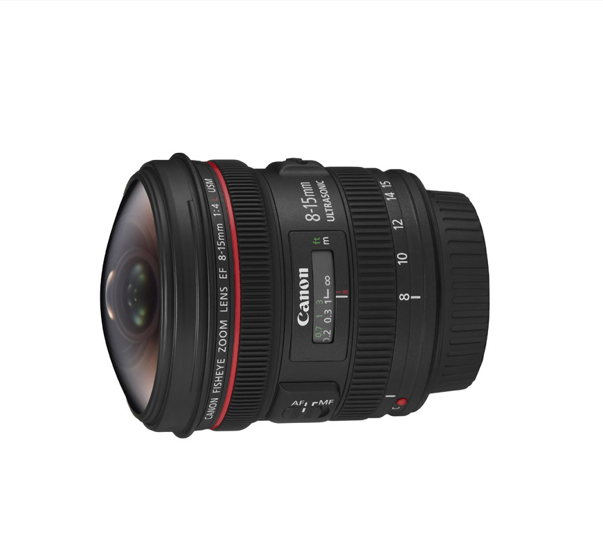 佳能EF 8-15mm f/4L USM 广角鱼眼镜头 佳能8-15 全