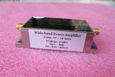 美国进口 17-18GHz 24-27dBm SMA 射频微波中功率放大器