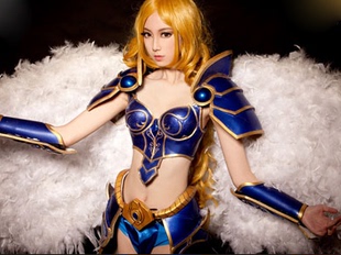 英雄联盟游戏审判天使凯尔cosplay服饰动漫服全套来图女装定做