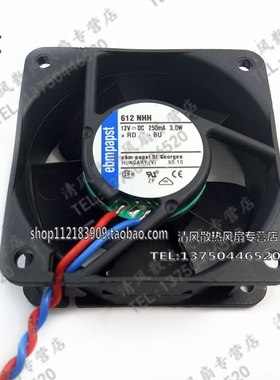 612NHH【FAN AXIAL 60X25.4MM 12VDC WIRE】