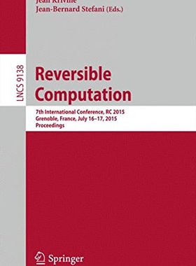 【预订】Reversible Computation