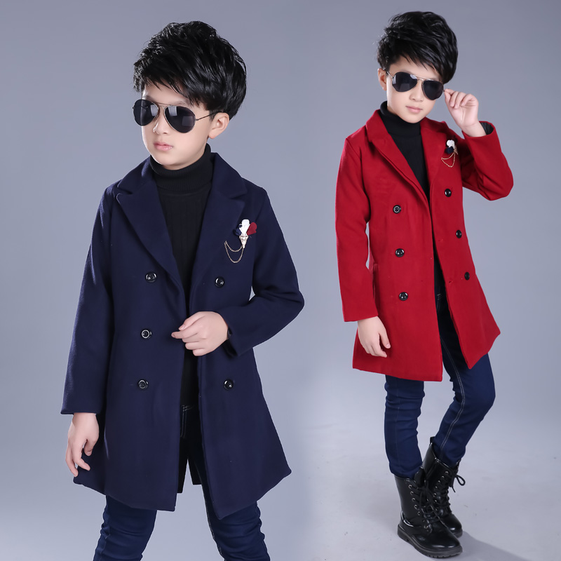 Manteau pour garcon en laine - Ref 2161269 Image 1