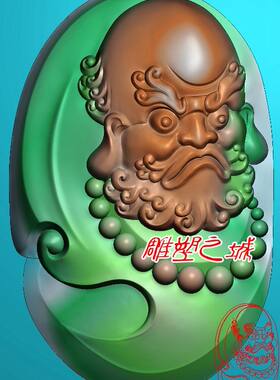精雕图 灰度图 浮雕图 电脑雕刻图 罗汉头1