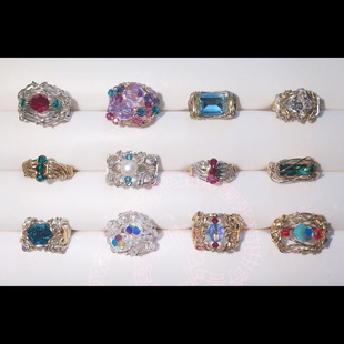 【生辰石系列】鸡尾酒戒指（定制款宝贝货期5-7天）