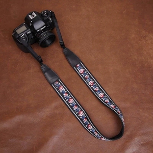 cam-in绣花系列民族风 单反数码照相机背带 微单摄影肩带cam7548