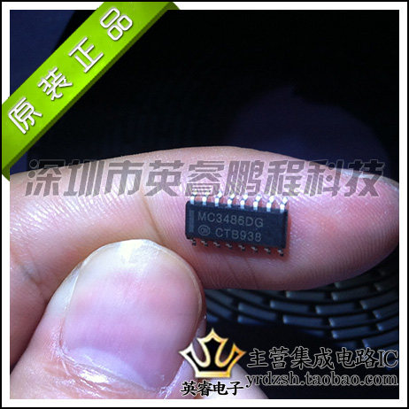 【英睿鹏程】MC3486DR2G   SOP16  实体店现货热卖 原装进口