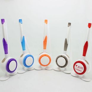 银行酒店前台签字笔 双脚站立鼓面台笔 创意脚丫子台笔 广告笔