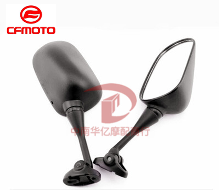 适用CFMOTO摩托车配件春风夜猫反光镜右后视镜150-2C/2A左倒车镜