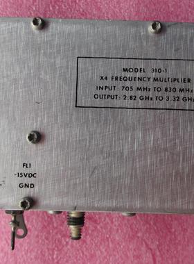 310-1 X4 FREQUENCY MULTIPLIER 2.82-3.32GHz SMA  射频 4倍频器