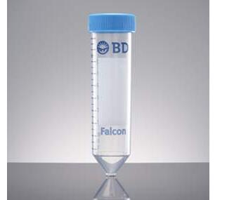 热销 BD falcon 352070 聚丙烯锥形离心管50ml 30*115mm 袋装 箱