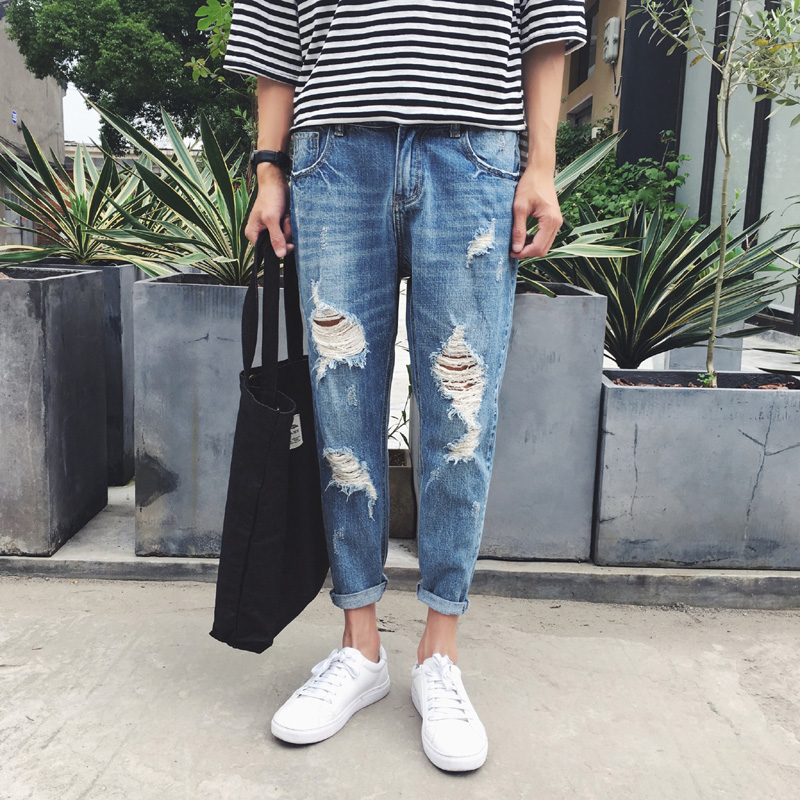Jeans pour adolescent BWXD pour Quatre saisons - Ref 1485136 Image 1