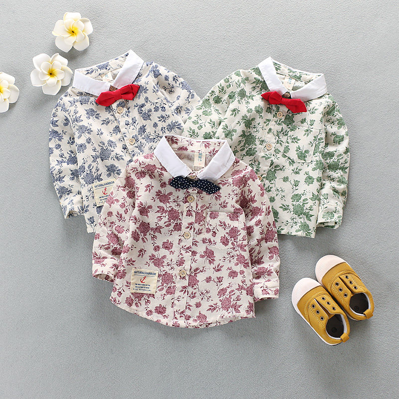 Chemise garcon à manche longue - Ref 2076732 Image 1