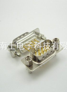 台湾 车针 铆鱼叉 DP9公头 DP9针 镀金 DB9串口接头 插板式焊板式
