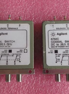 8762C Agilent26.5G SPDT 24V 单刀双掷 射频同轴转换切换开关