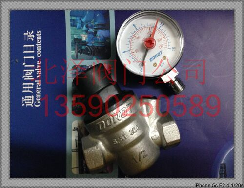 平衡式家用热水器 净水器恒压阀D06E家用减稳压阀空气调节DN25