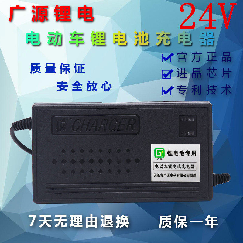 24v磷酸铁锂三元聚合物电动车锂电池充电器1.8a 2a 5a 6a
