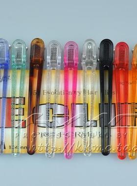 日本正品Eclip五力专业美发发夹鸭嘴夹剪发夹M号10cm单支价格15元