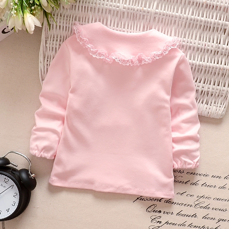 Chemise fille à manche longue en coton - Ref 2086312 Image 5