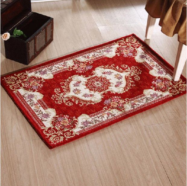 欧美进门小地毯地垫入户家用脚垫子客厅卧室进门吸水防滑门垫防滑