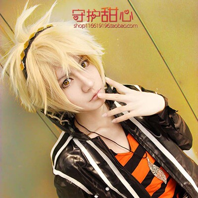 金色反翘短发失忆症包邮