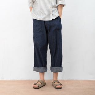 Denim Pants 8oz 日本冈山牛仔轻薄阔腿裤 Wide NTMY.