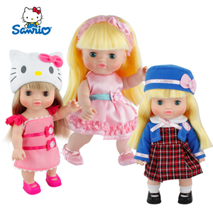 Hello Kitty 星月芭蕾粉色小璐宝穿脱衣服换装洋娃娃女孩玩具