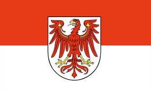 德国勃兰登堡州旗 90 X 150 CM 3 X 5 FT Brandenburg State Flag