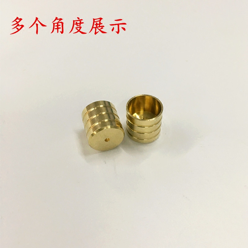 铜烟斗配件18-20MM 烟嘴过滤头 烟斗配件 黄铜烟袋锅 两用烟斗锅