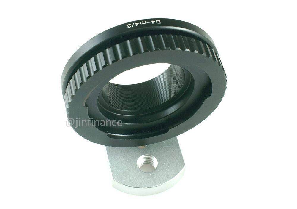 B4摄像机2/3镜头转M4/3相机转接环GH4/BMPCC/MTF/GX8/G6 b4-m43