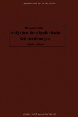 【预订】Aufgaben Fur Physikalische Schulerubungen