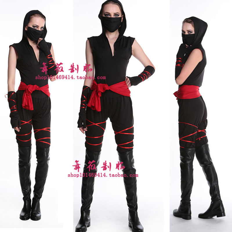 蒙面男女超人 劫匪 忍者 海盗 万圣节制服服装 夜店DS演出舞台装