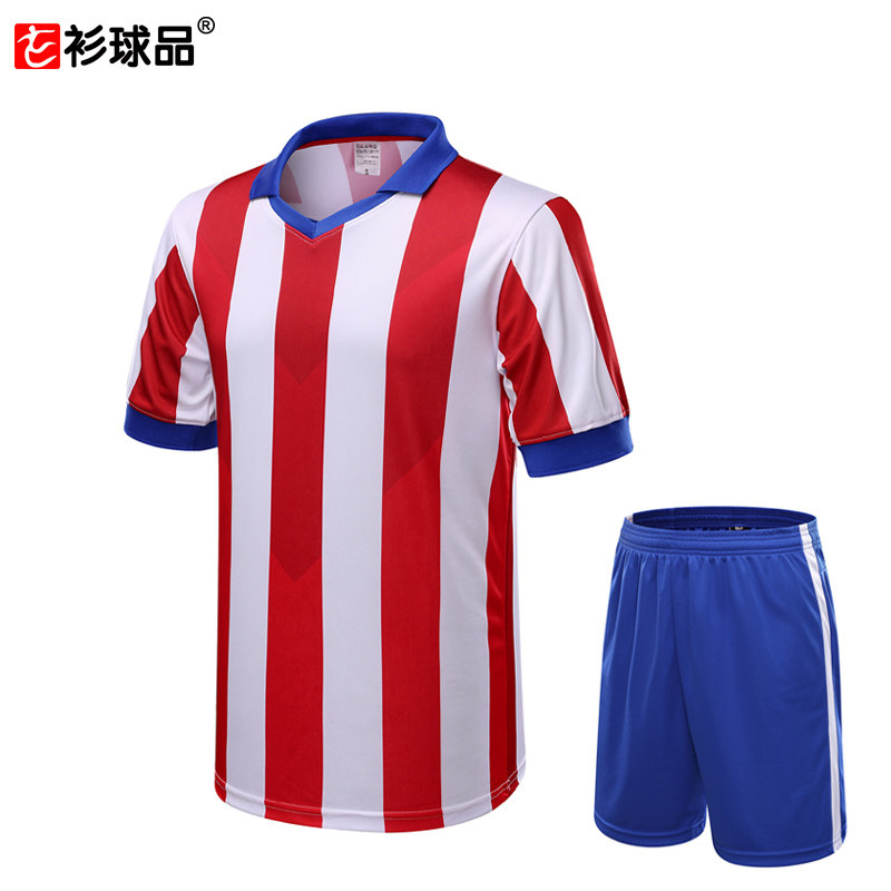 足球服套装男式球衣比赛服训练服球队团队队服套装短袖裤光板球衣