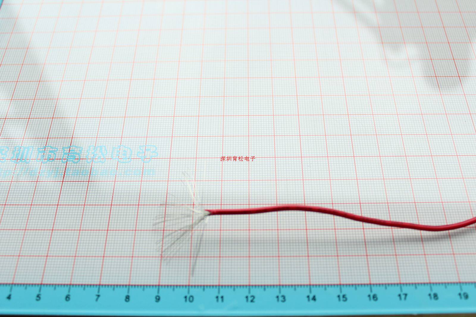550米红色 1007 18AWG18号18# 80℃ 300V 电线 电子线 线材 导线