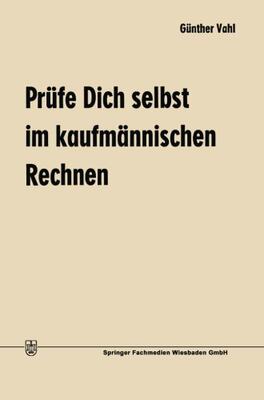 【预售】Prufe Dich Selbst Im Kaufmannischen Rechnen