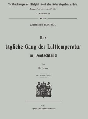 【预订】Der Tagliche Gang Der Lufttemperatur...