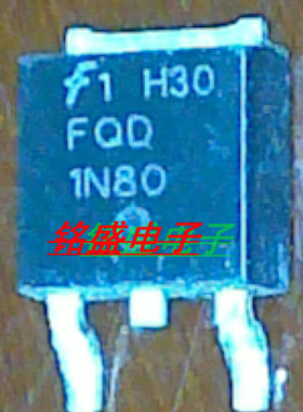 原装进口拆机FQD1N80贴片TO-252三极管 N沟道 1N80 1A 800V