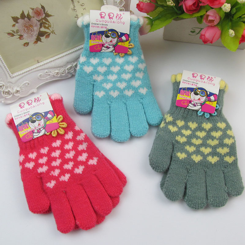 Gants pour fille en cachemire - Ref 2150299 Image 1