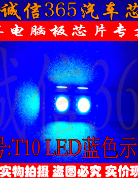 T10 9头LED 小灯泡 蓝色 示宽灯阅读灯牌照灯 现货